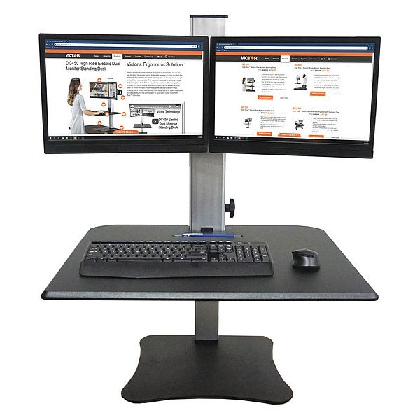 Standing Desk, Dual Monitor, Manual
