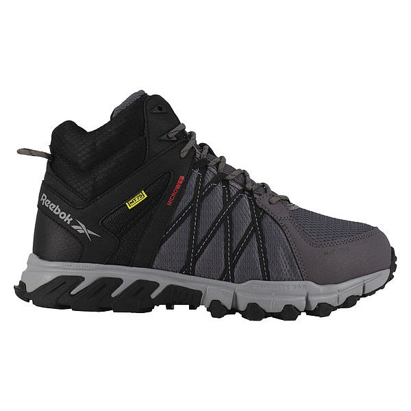 Athletic High-Top Shoe, M, 14, Gray