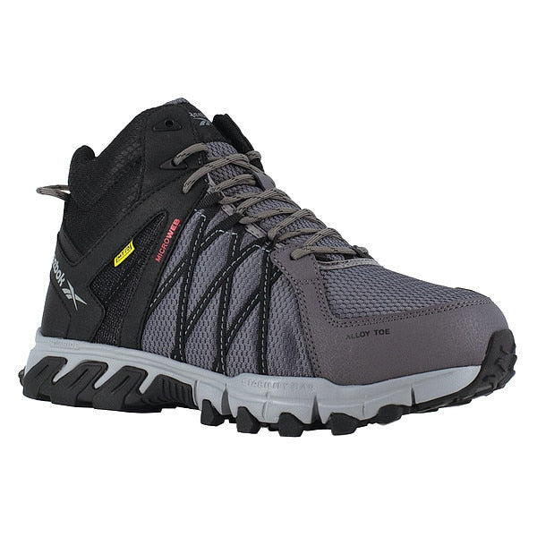 Athletic High-Top Shoe, M, 14, Gray