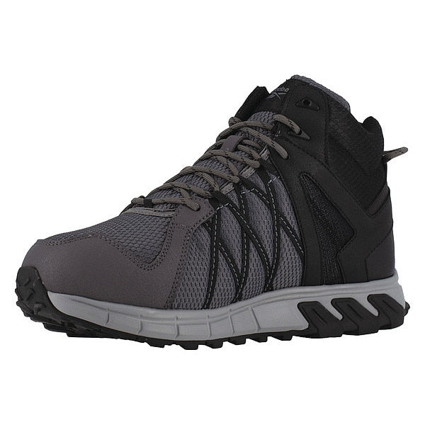 Athletic High-Top Shoe, W, 12, Gray
