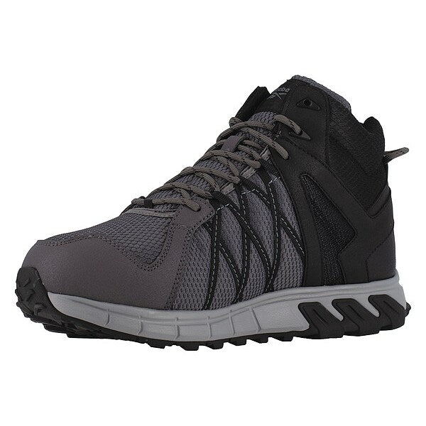 Athletic High-Top Shoe, M, 4 1/2, Gray