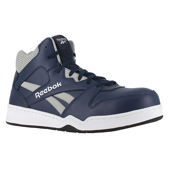 14 Size Men's Athletic High-Top Composite Work Shoe , Navy