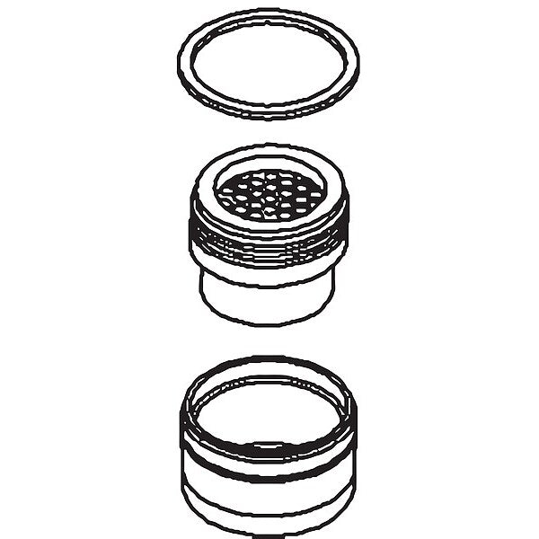 Aerator, Fits Brand Kohler Chrome
