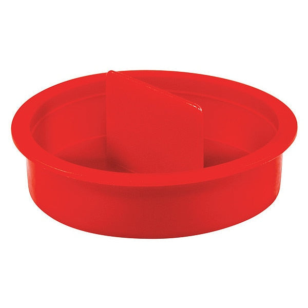 Center Pull-Tab Tapered Plug, Red, Low-Density Polyethylene 200 PK