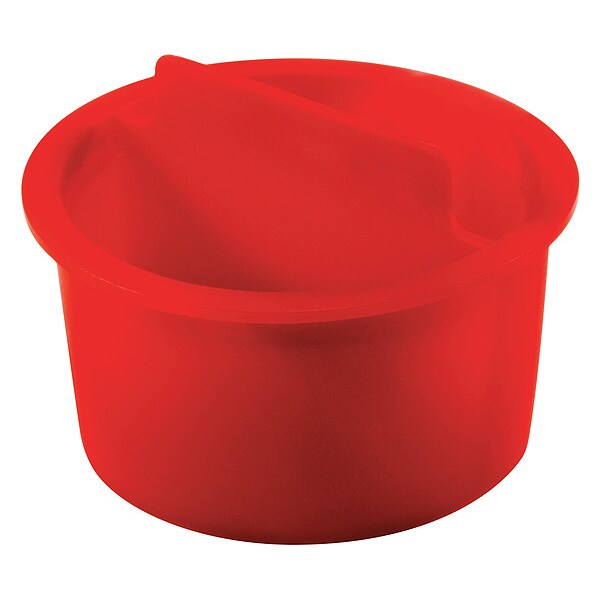 Center Pull-Tab Tapered Plug, Red, Low-Density Polyethylene 1000 PK