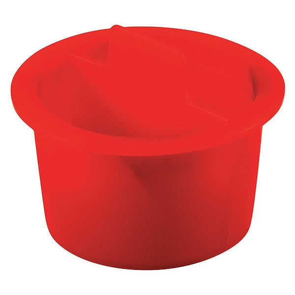 Center Pull-Tab Tapered Plug, Red, Low-Density Polyethylene 1500 PK