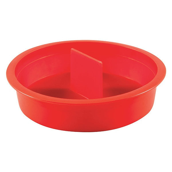 Center Pull-Tab Tapered Plug, Red, Low-Density Polyethylene 50 PK