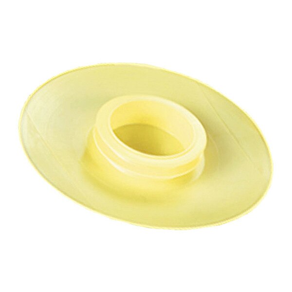 FLANGE COVER, Yellow, Linear Low Density Polyethylene 40 PK