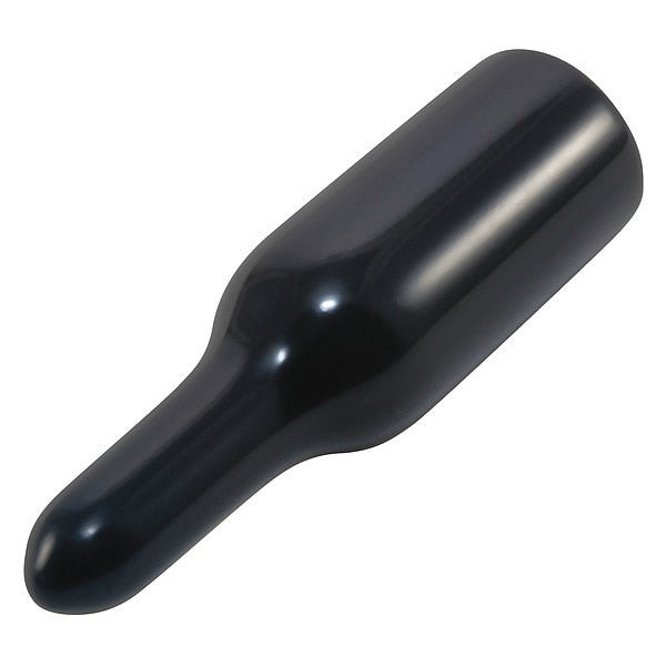 E-Z Pull-Tab Vinyl Cap, Black, Red, Vinyl 5000 PK