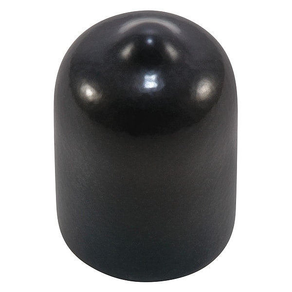 High Temp Vinyl Caps, Black, Vinyl 5000 PK