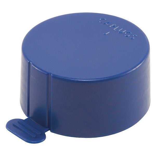 Tear-Tab NPT Cap, Blue, Low-Density Polyethylene 20000 PK