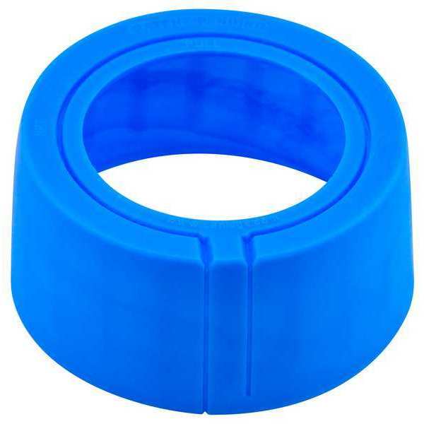 OPEN END THREAD PROTEC, Blue, Orange, Low Density Polyethylene 1500 PK