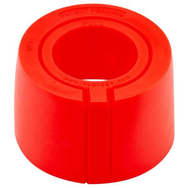 OPEN END THREAD PROTEC, Green, Red, Low Density Polyethylene 1000 PK