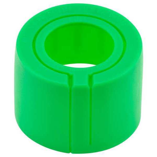 OPEN END THREAD PROTEC, Green, Red, Low Density Polyethylene 1000 PK