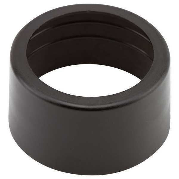 OPEN END THREAD PROTEC, Black, Yellow, Low Density Polyethylene 5000 PK