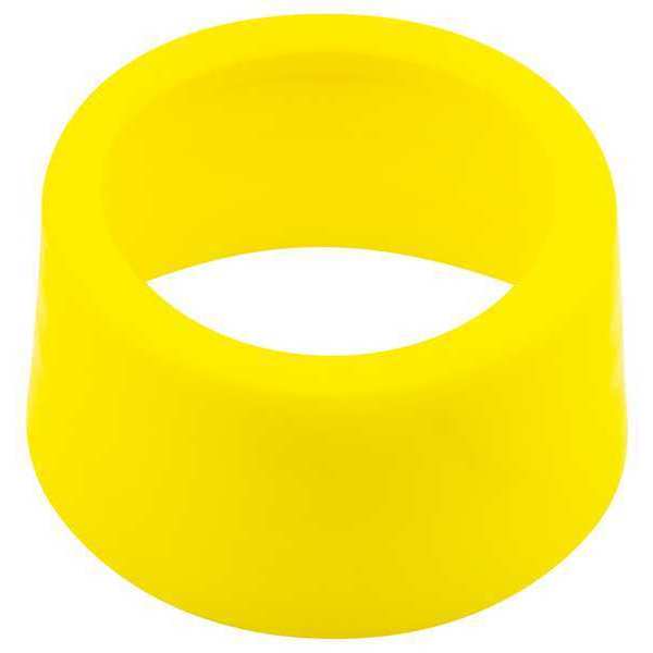 OPEN END THREAD PROTEC, Black, Yellow, Low Density Polyethylene 2000 PK