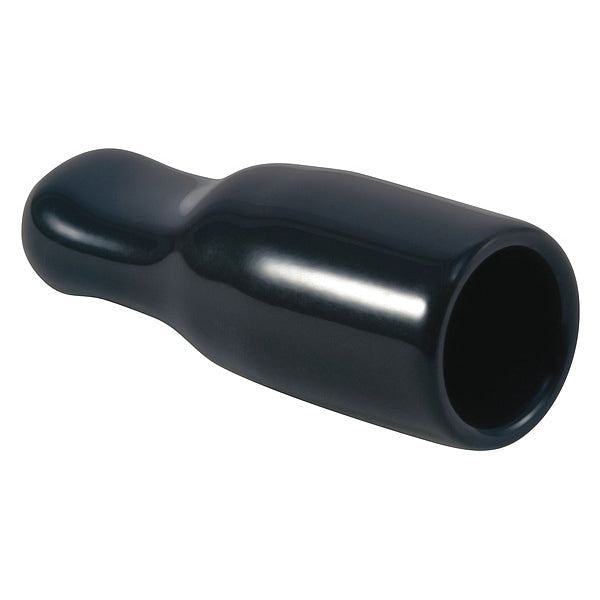 Vinyl Ergonomic Pull-Tab Cap, Black, Red, Vinyl 8000 PK