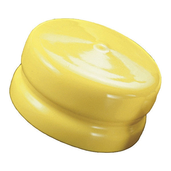 Vinyl Flange Cover, Yellow, Vinyl 75 PK