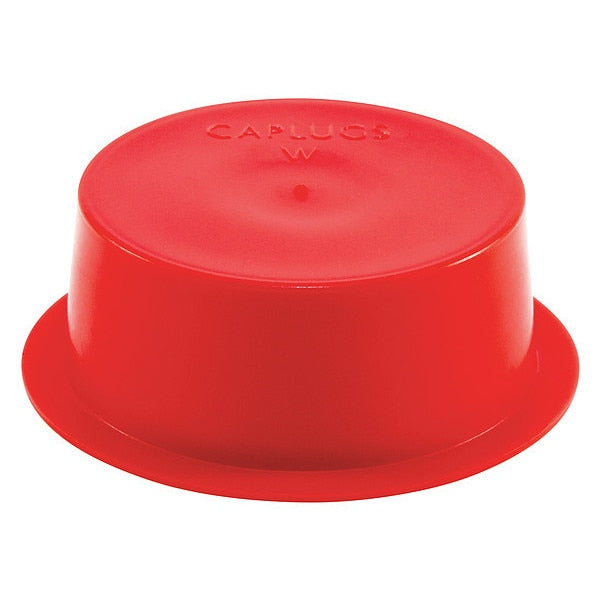 Tapered Wide Flange Cap/Plug, Red, 1000 PK