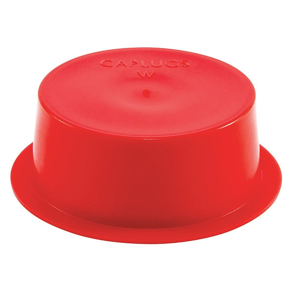 Tapered Wide Flange Cap/Plug, Red, 1000 PK