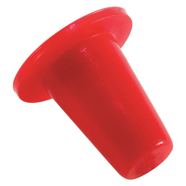 Tapered Cap/Plug, Red, 1000 PK