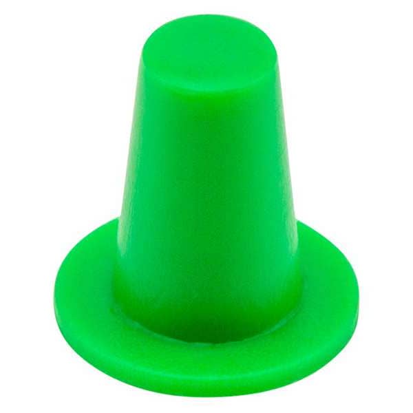 Tapered Cap/Plug, Green, 5000 PK