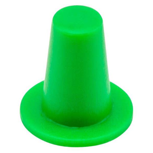 Tapered Cap/Plug, Green, 5000 PK