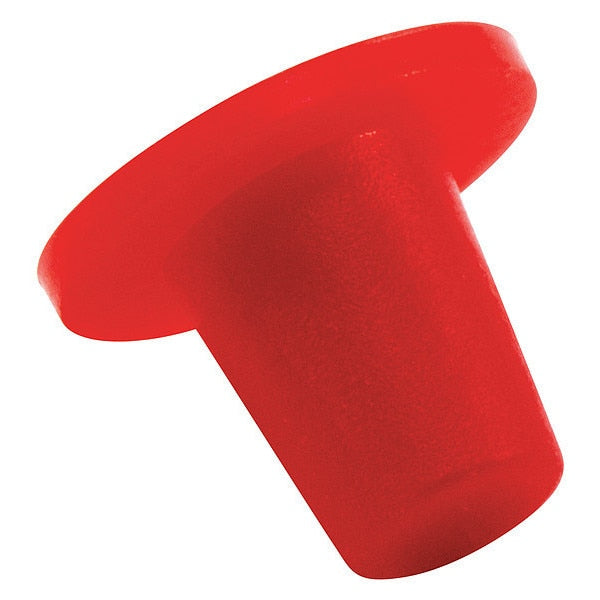 Tapered Cap/Plug, Red, 1000 PK