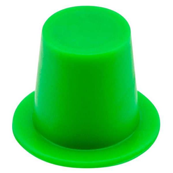 Tapered Cap/Plug, Green, 5000 PK