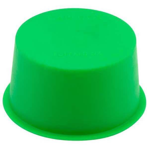 Tapered Cap/Plug, Green, 2500 PK