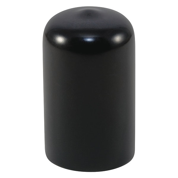 Vinyl Cap, Black, Vinyl 400 PK