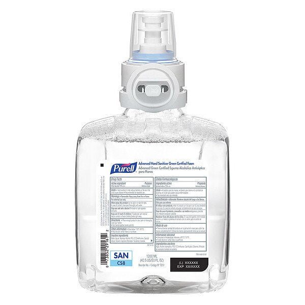 Hand Sanitizer, Unscented, 40 oz Size, PK2