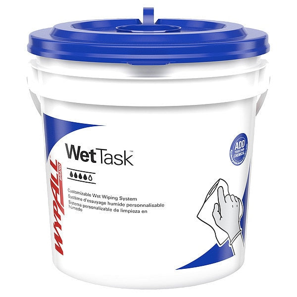 Dry Wipe Roll, White, Hydroknit, 60 Wipes, 12 in x 6 in