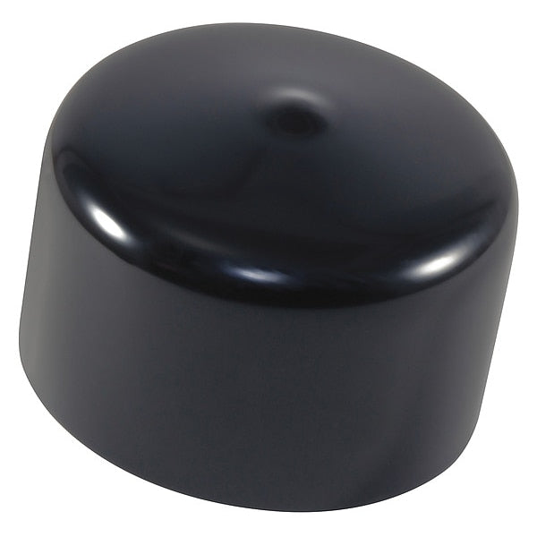 Vinyl Cap, Black, Vinyl 600 PK