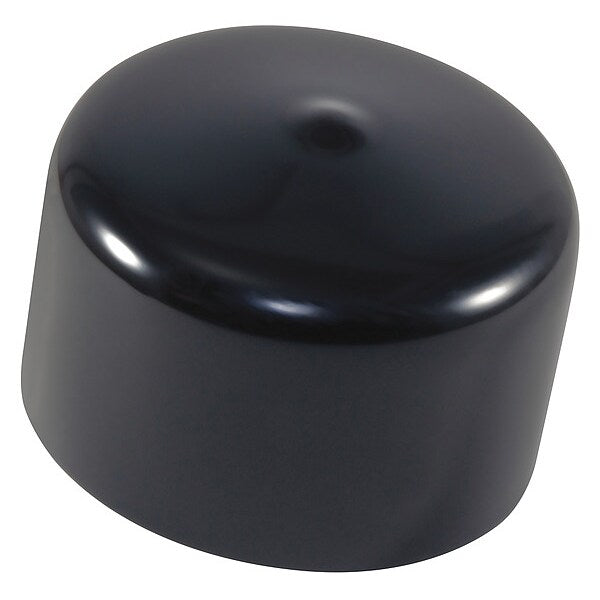Vinyl Cap, Black, Vinyl 100 PK