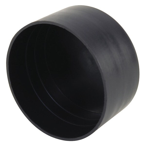 Closed End Thread Protector, Black, Low Density Polyethylene