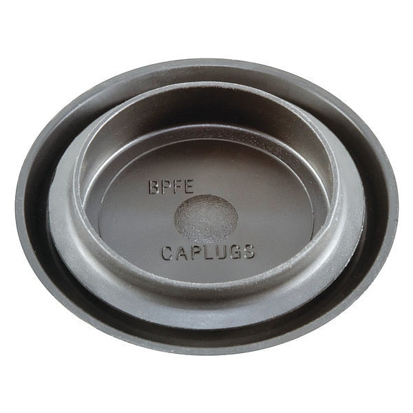 Ergo Button Plug With Flange, Black, Thermoplastic Rubber 5000 PK