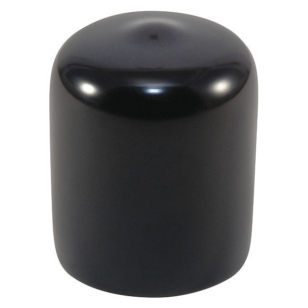 Vinyl Cap, Black, Vinyl 200 PK