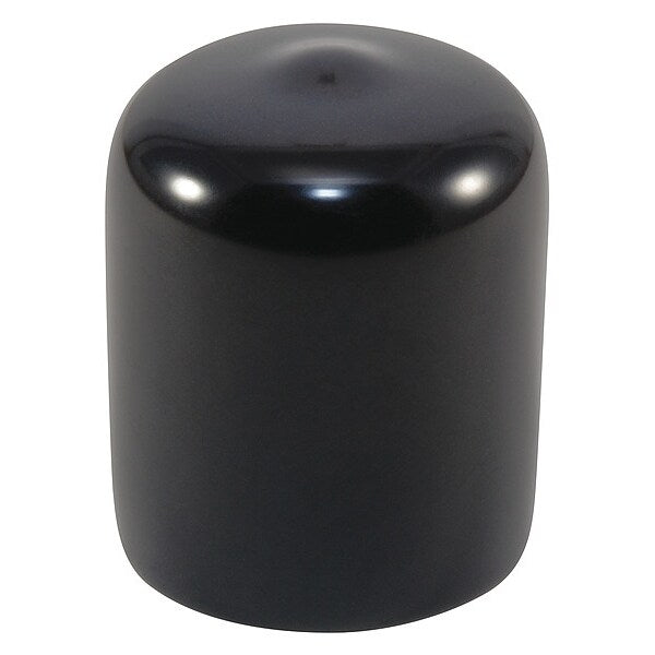 Vinyl Cap, Black, Vinyl 200 PK