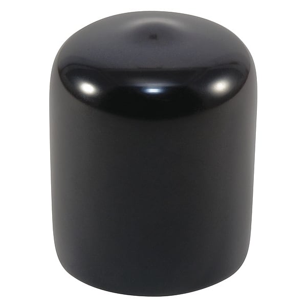 Vinyl Cap, Black, Vinyl 1000 PK