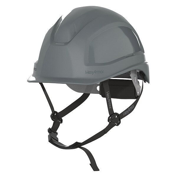 Front Brim Hard Hat, Type 1, Class E, Ratchet (6-Point), Gray