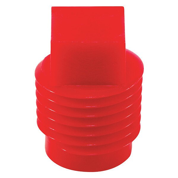 Threaded Plug, Red, 1000 PK
