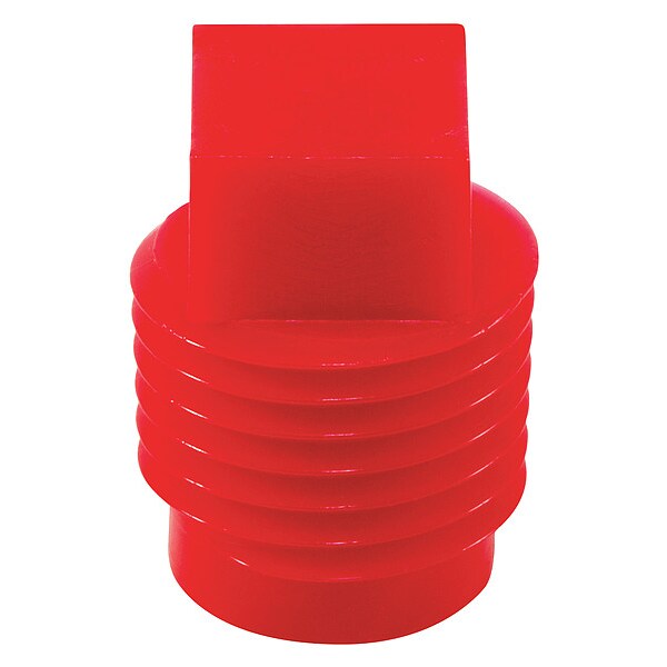 Threaded Plug, Red, 5000 PK