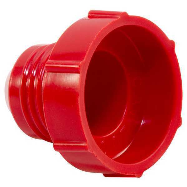 Threaded Plug, Red, 500 PK