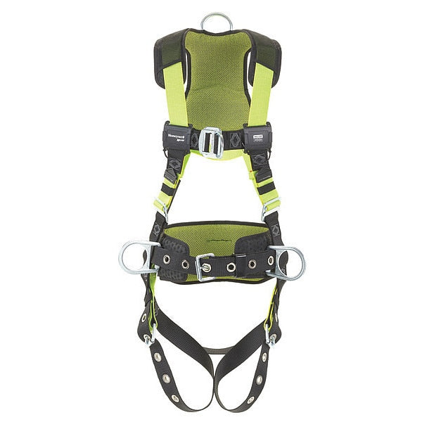 Miller H500 Harness, Vest Style, S/M, Polyester, Green