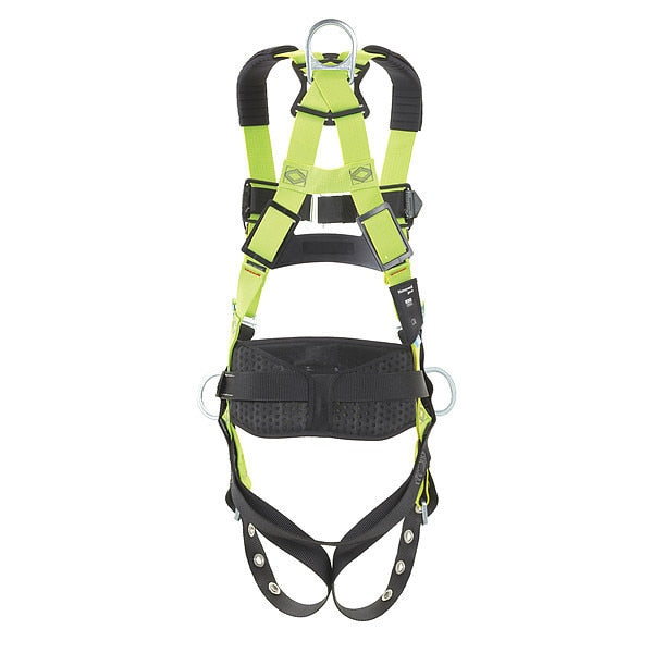 Miller H500 Harness, Vest Style, S/M, Polyester, Green