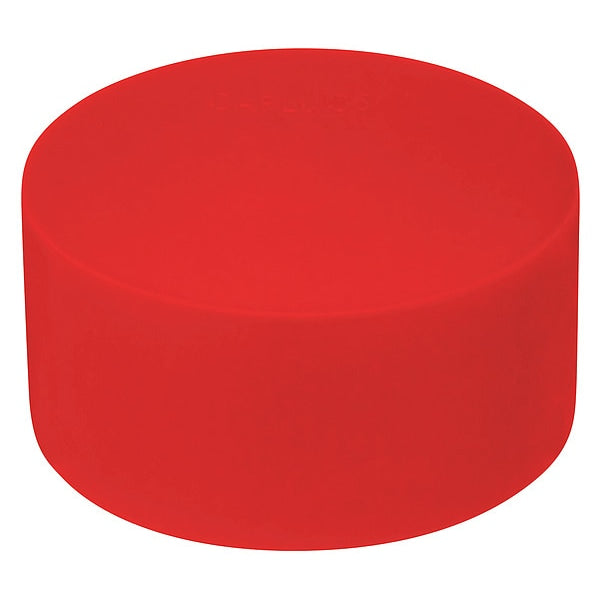 Sleeve Cap, Red, Low Density Polyethylene 24 PK