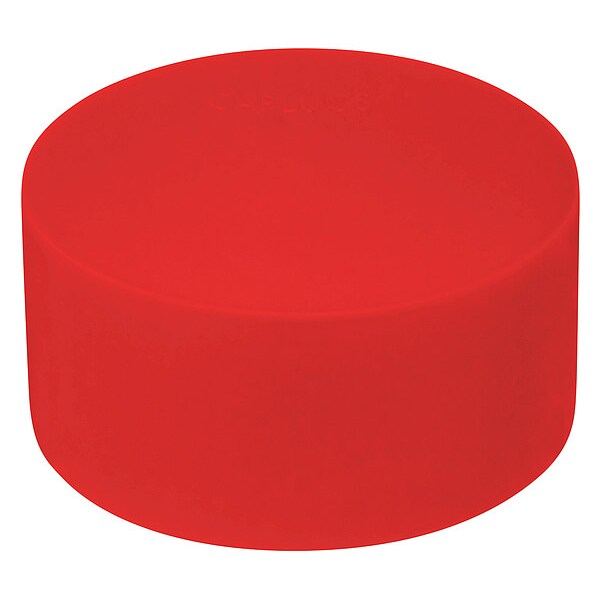 Sleeve Cap, Red, Low Density Polyethylene 5000 PK