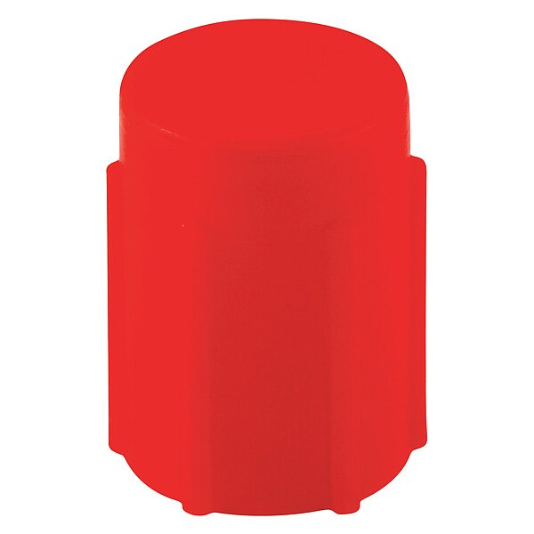 Sleeve Cap, Red, Low Density Polyethylene 2000 PK