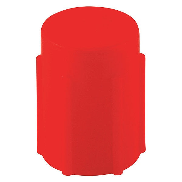 Sleeve Cap, Red, Low Density Polyethylene 10000 PK